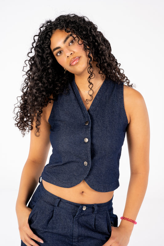 Denim Set Top