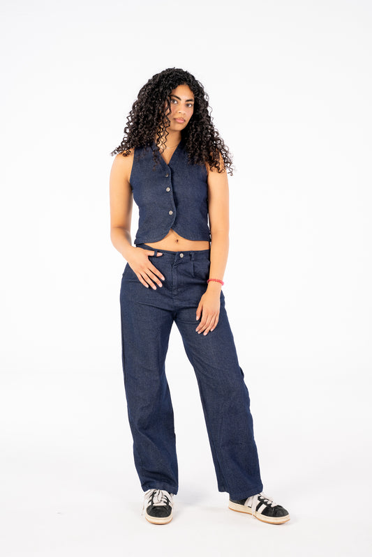 Denim Set Bottoms